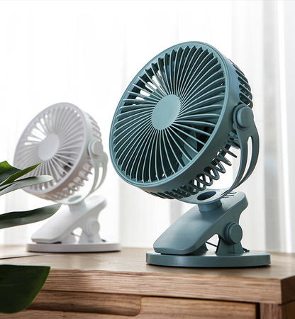 USB Rechargeable Mini Desk Fan with Strong Airflow
